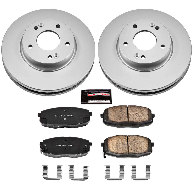 Power Stop CRK6946 Z17 Evolution Front Brake Kit for 2014-2016 Kia Soul product image