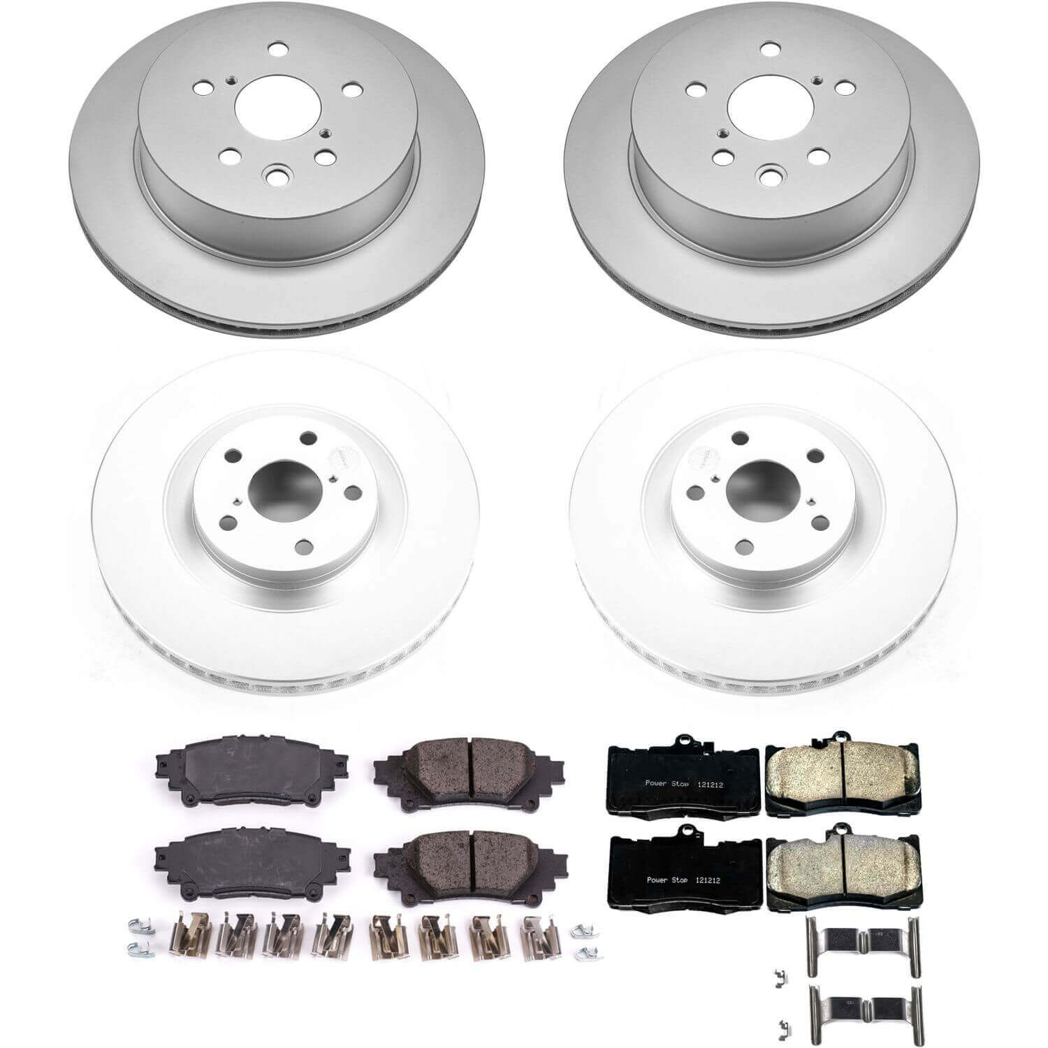 Power Stop CRK6947 Z17 Evolution Front And Rear Brake Kit for 2014-2015 Lexus IS350 C, C F Sport product image