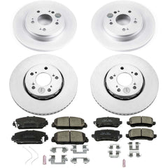 Power Stop CRK6954 Z17 Evolution Front And Rear Pad And Rotor Kit for 2014-2020 Acura Rlx Base product image