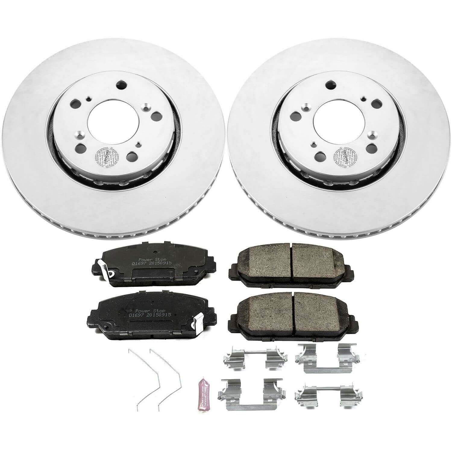Power Stop CRK6955 Z17 Evolution Front Brake Kit for 2014 Acura Rlx Base product image