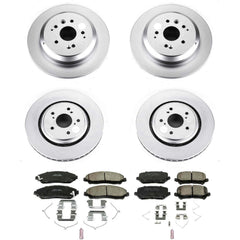 Power Stop CRK6956 Z17 Evolution Front And Rear Brake Kit for 2014-2016 Acura MDX product image