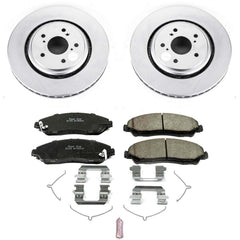 Power Stop CRK6957 Z17 Evolution Front Brake Kit for 2014-2016 Acura MDX product image