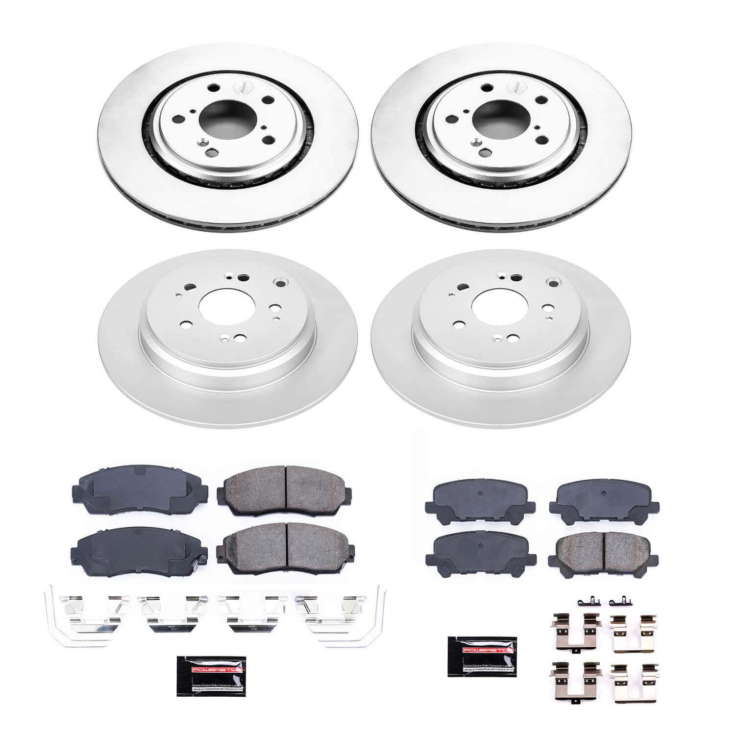 Power Stop CRK6958 Z17 Evolution Front And Rear Brake Kit for 2015-2017 Honda Odyssey product image