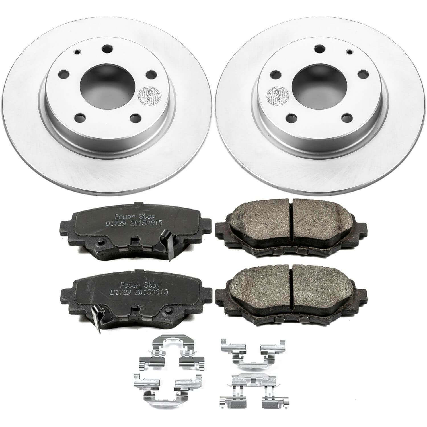 Power Stop CRK6963 Z17 Evolution Rear Brake Kit for 2014-2016 Mazda 3 product image