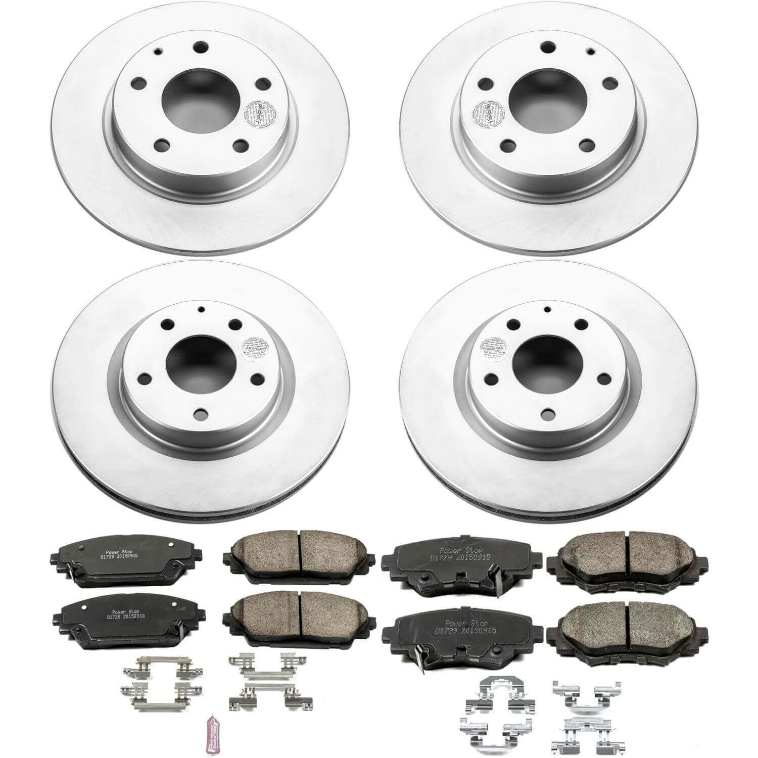 Power Stop CRK6970 Z17 Evolution Front And Rear Brake Kit for 2014-2016 Mazda 3 product image