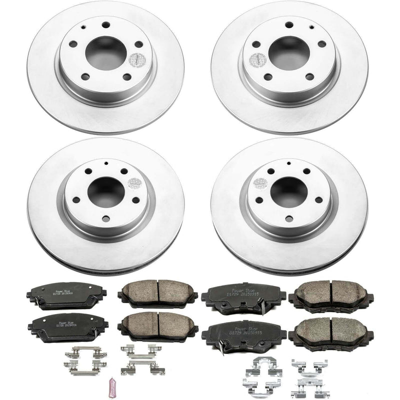 Power Stop CRK6970 Z17 Evolution Front And Rear Brake Kit for 2014-2016 Mazda 3 product image