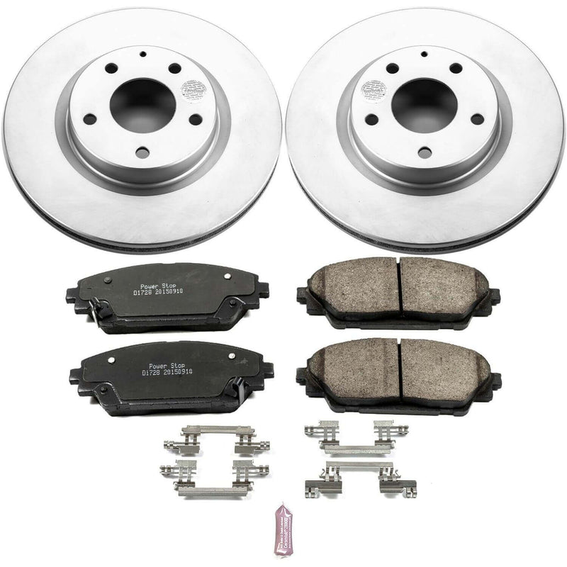 Power Stop CRK6971 Z17 Evolution Front Brake Kit for 2014-2018 Mazda 3 product image