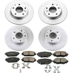 Power Stop CRK6972 Z17 Evolution Front And Rear Brake Kit for 2014-2016 Mazda 3 product image