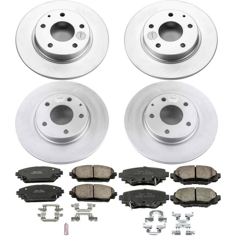 Power Stop CRK6972 Z17 Evolution Front And Rear Brake Kit for 2014-2016 Mazda 3 product image