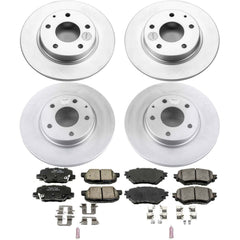 Power Stop CRK6973 Z17 Evolution Front And Rear Brake Kit for 2014-2016 Mazda 3 product image