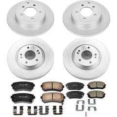 Power Stop CRK6981 Z17 Evolution Front And Rear Brake Kit for 2015 Hyundai Sonata Eco, Limited, SE, Sport product image