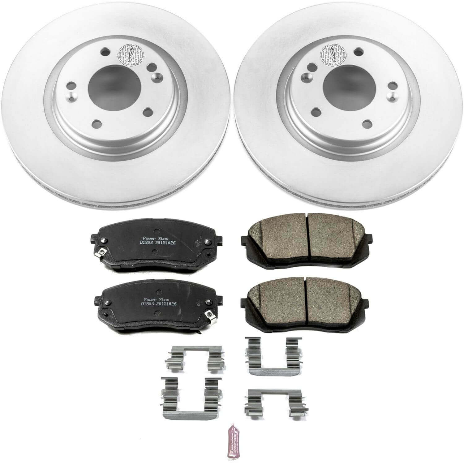 Power Stop CRK6982 Z17 Evolution Front Brake Kit for 2015 Hyundai Sonata Eco, Limited, SE, Sport product image