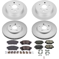 Power Stop CRK6989 Z17 Evolution Front And Rear Brake Kit for 2014-2015 Lexus IS250 Base, F Sport All Wheel Drive product image