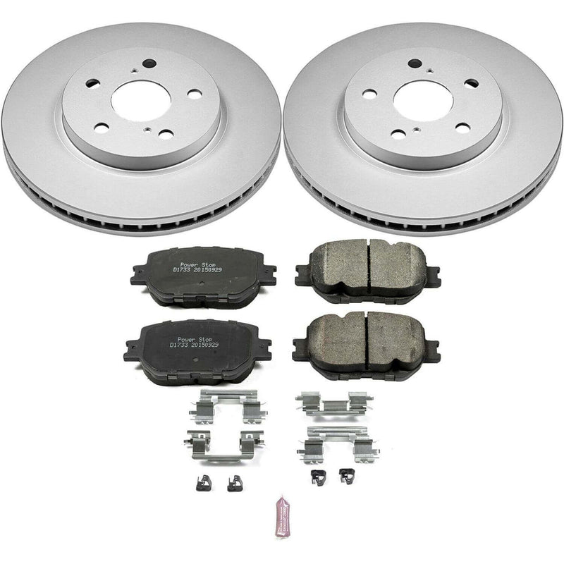 Power Stop CRK6990 Z17 Evolution Front Brake Kit for 2014-2015 Lexus IS250 Base, F Sport All Wheel Drive product image