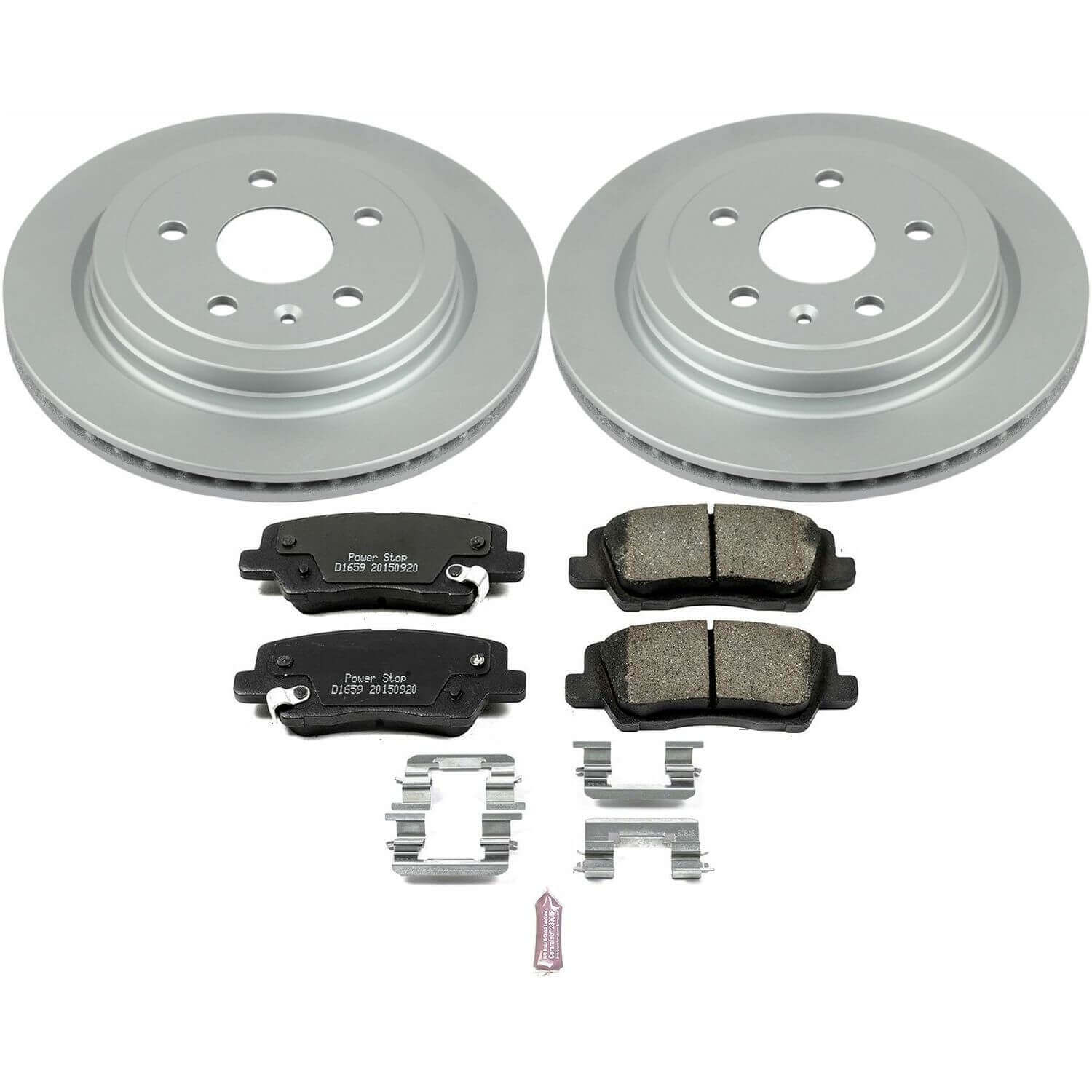Power Stop CRK6991 Z17 Evolution Rear Brake Kit for 2014 Cadillac Cts Base, Luxury, Performance, Premium, Vsport, Vsport Premium Sedan (4 Door) product image