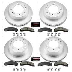 Power Stop CRK6992 Z17 Evolution Front And Rear Brake Kit for 2015-2019 Chevrolet Silverado 2500 HD product image
