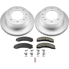 Power Stop CRK6993 Z17 Evolution Rear Brake Kit for 2015-2019 Chevrolet Silverado 2500 HD product image