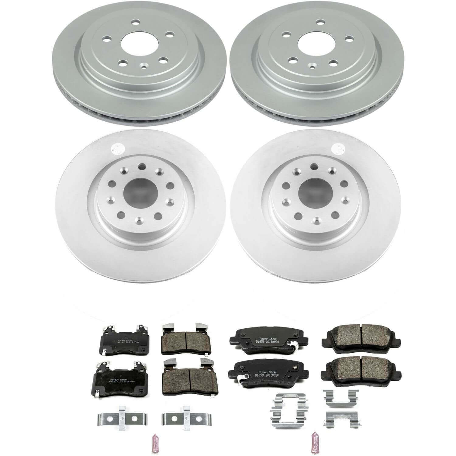 Power Stop CRK6997 Z17 Evolution Front And Rear Brake Kit for 2014-2016 Cadillac Cts Vsport, Vsport Premium product image
