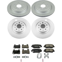 Power Stop CRK6997 Z17 Evolution Front And Rear Brake Kit for 2014-2016 Cadillac Cts Vsport, Vsport Premium product image