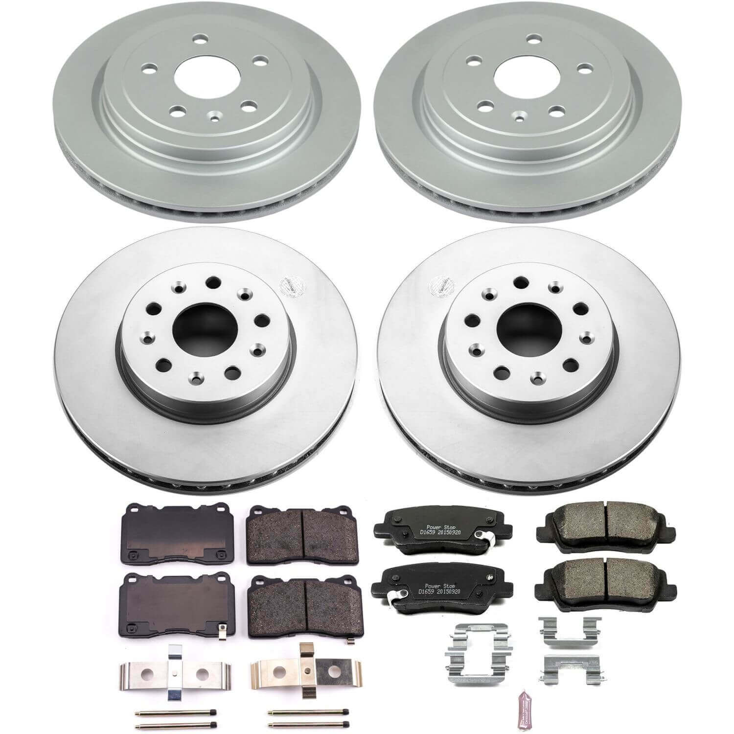Power Stop CRK7000 Z17 Evolution Front And Rear Brake Kit for 2014 Cadillac Cts Base, Luxury, Performance, Premium Sedan (4 Door) product image