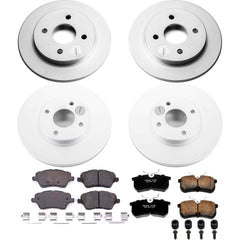 Power Stop CRK7002 Z17 Evolution Front And Rear Brake Kit for 2014-2019 Ford Fiesta Rear Disc product image