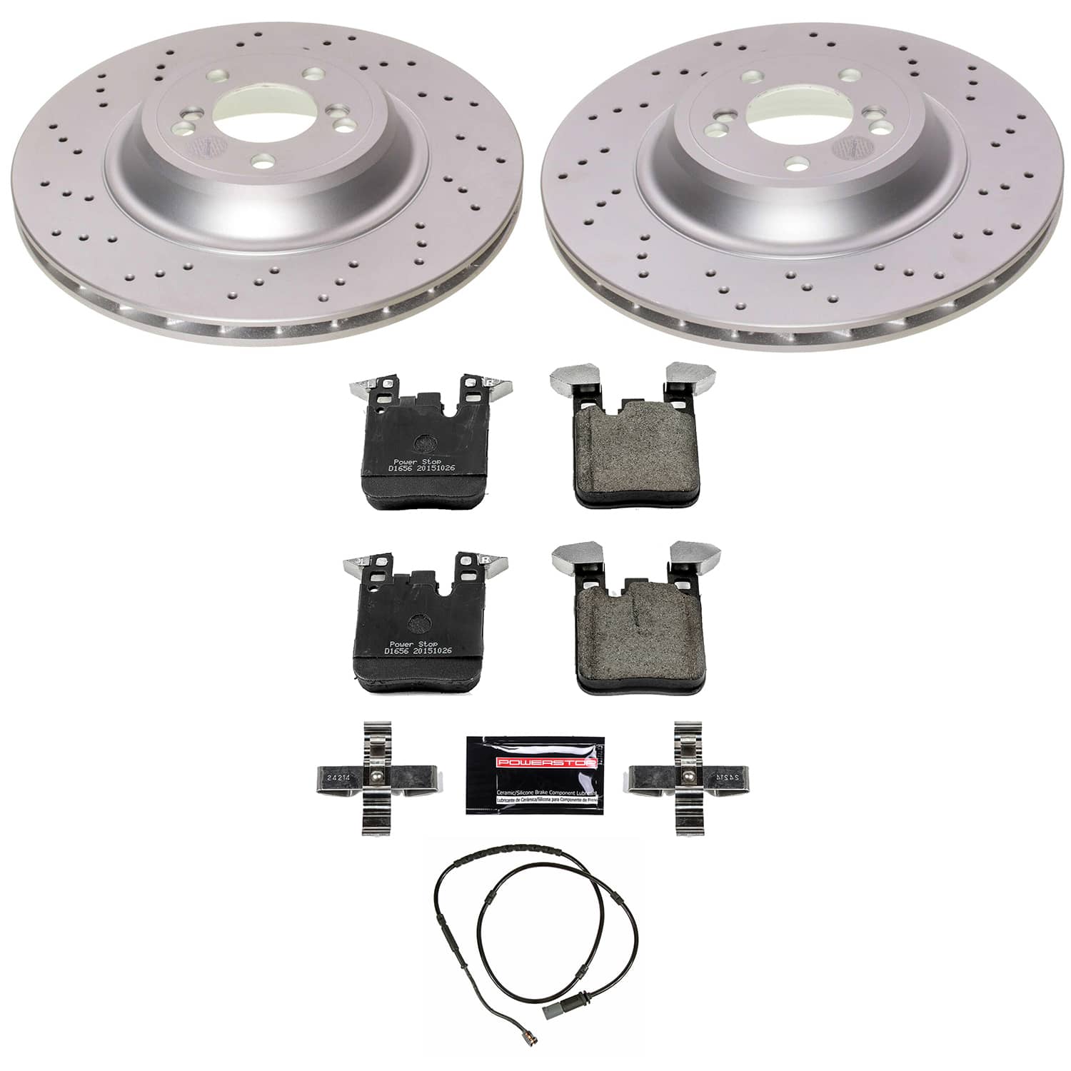Power Stop CRK7019 - Rear Z23 Evolution Sport Pad And Rotor Kit vehicle fitment brake part