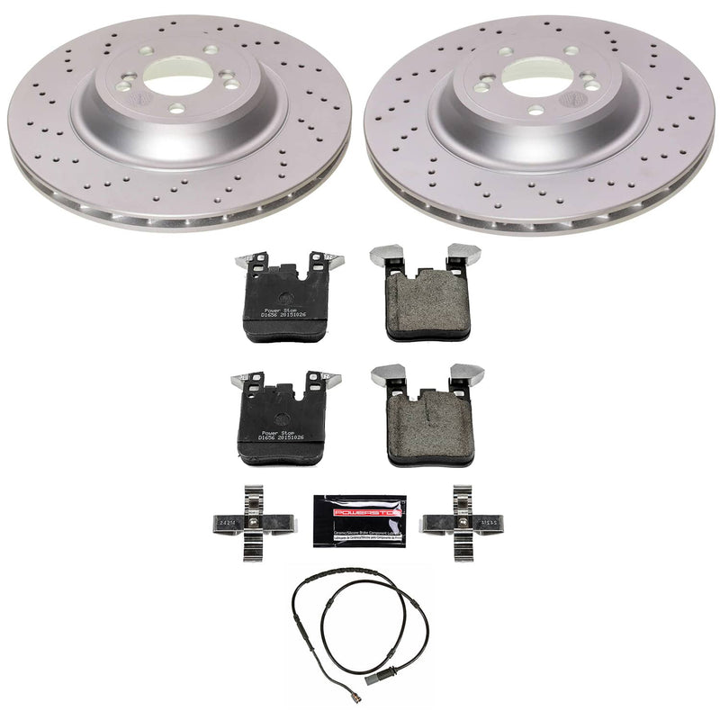 Power Stop CRK7019 - Rear Z23 Evolution Sport Pad And Rotor Kit vehicle fitment brake part