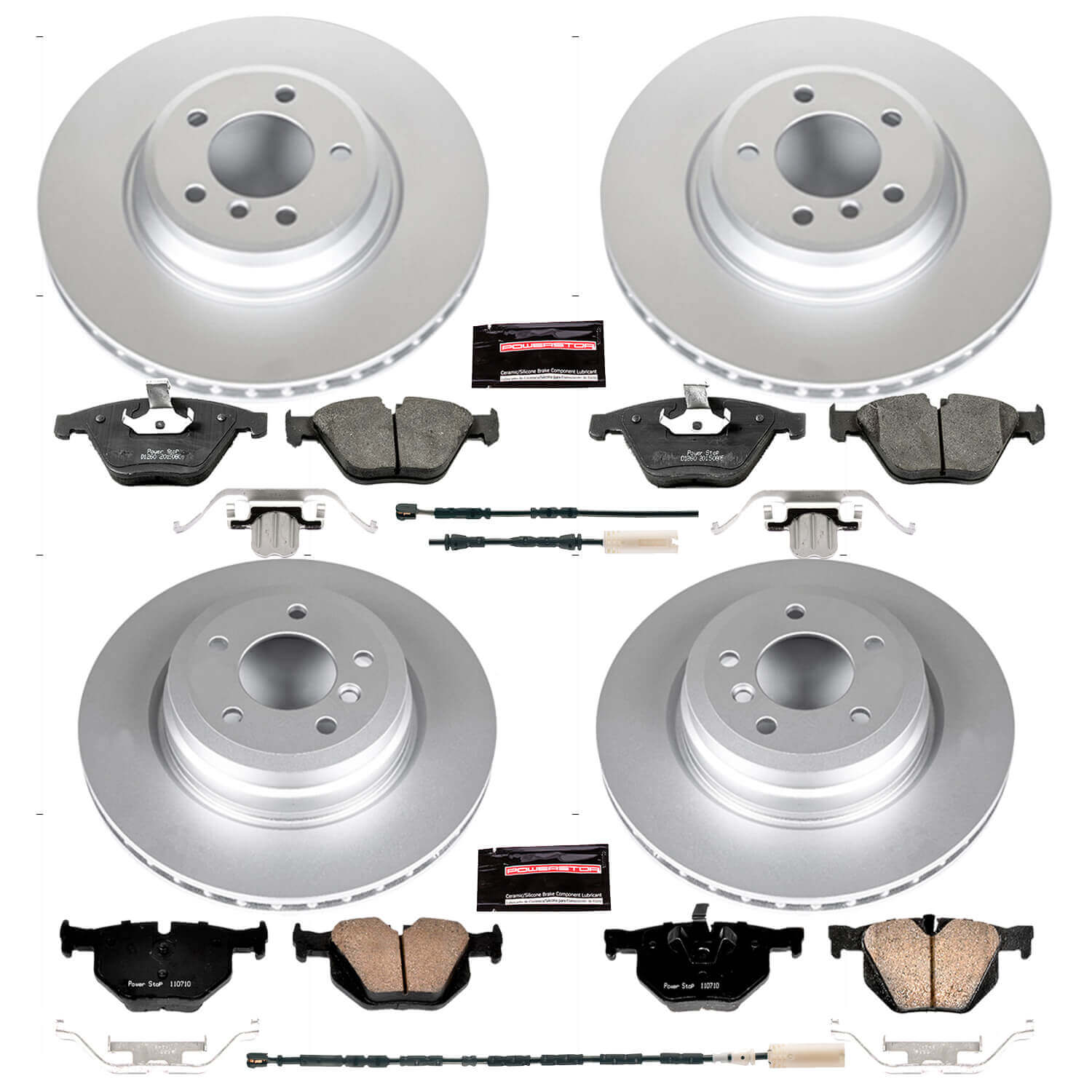 Power Stop CRK7021 Z23 Evolution Sport Front And Rear Brake Kit for 2013-2015 BMW X1 XDRIVE35I product image