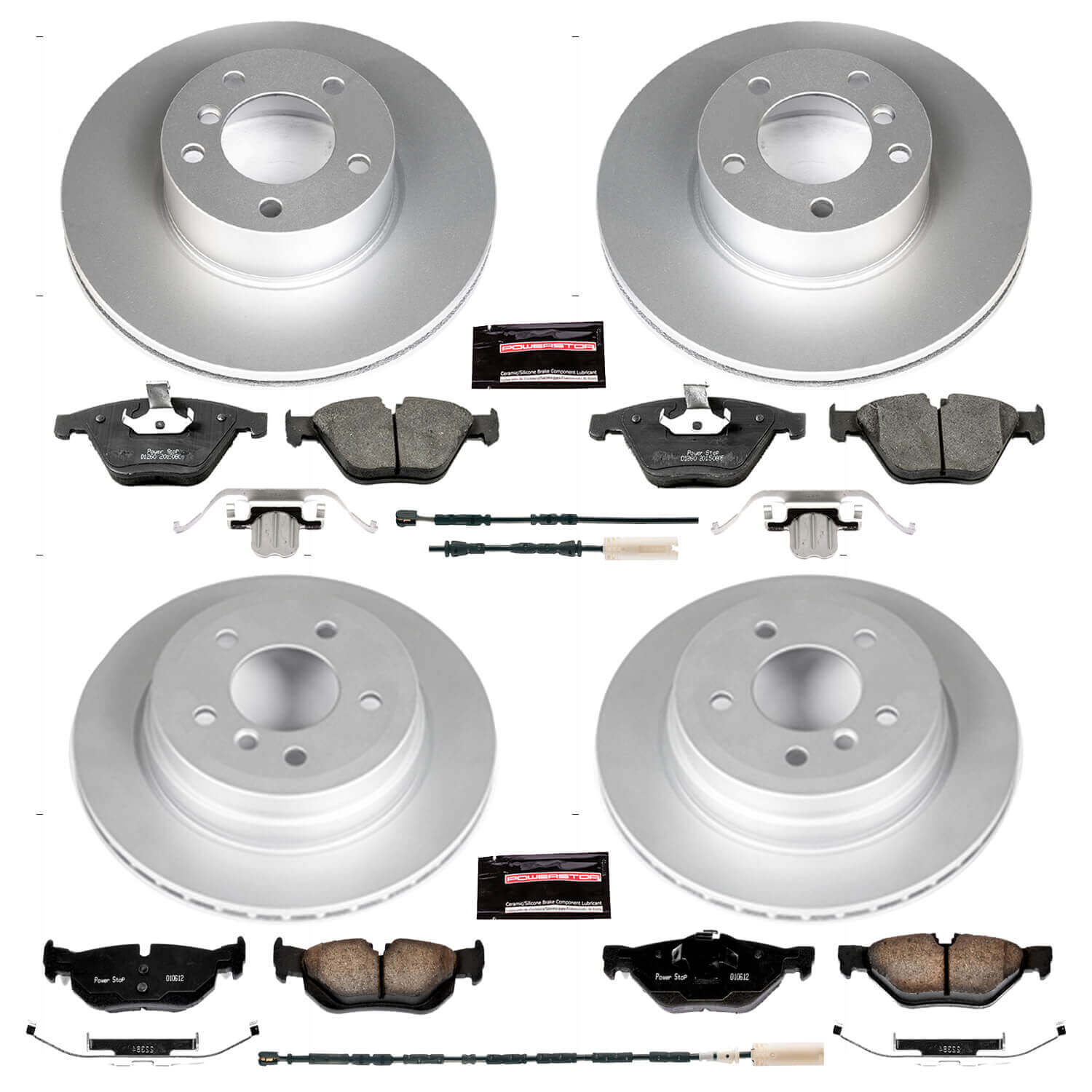 Power Stop CRK7024 Z23 Evolution Sport Front And Rear Brake Kit for 2013-2015 BMW X1 SDRIVE28I product image