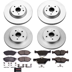 Power Stop CRK7028 Z17 Evolution Front And Rear Brake Kit for 2015-2018 Subaru Legacy 3.6R Limited product image