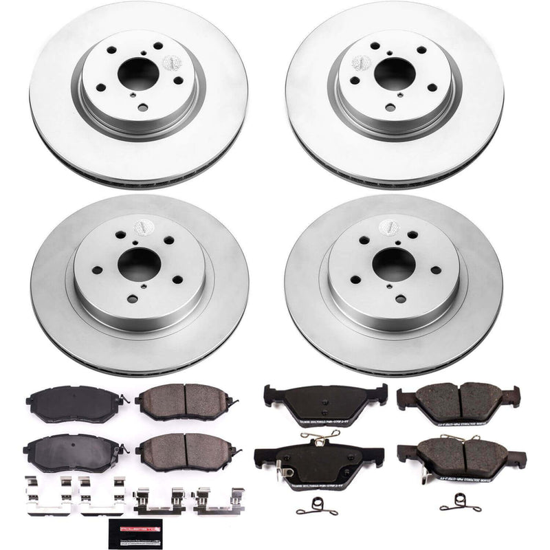 Power Stop CRK7028 Z17 Evolution Front And Rear Brake Kit for 2015-2018 Subaru Legacy 3.6R Limited product image