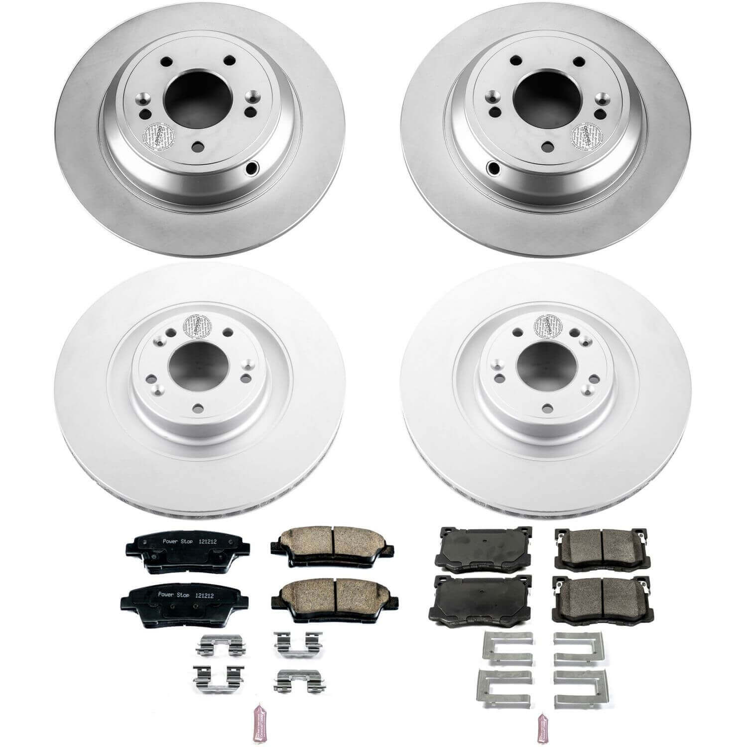 Power Stop CRK7029 Z17 Evolution Front And Rear Brake Kit for 2015-2016 Hyundai Genesis product image