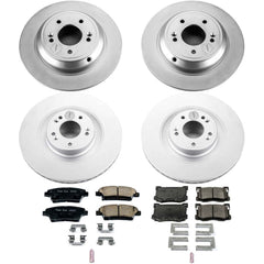 Power Stop CRK7029 Z17 Evolution Front And Rear Brake Kit for 2015-2016 Hyundai Genesis product image