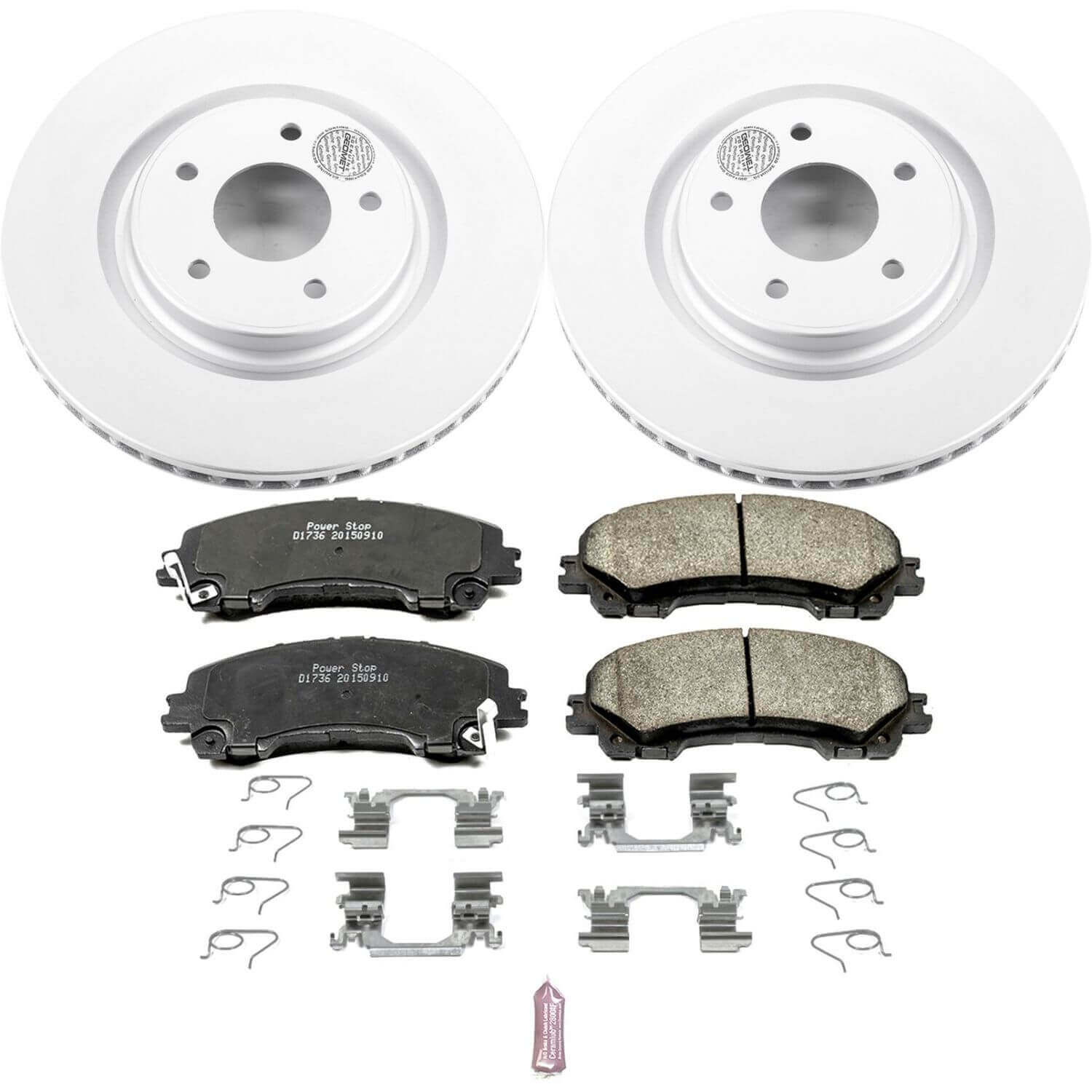 Power Stop CRK7034 Z17 Evolution Front Brake Kit for 2014-2019 Nissan Rogue product image