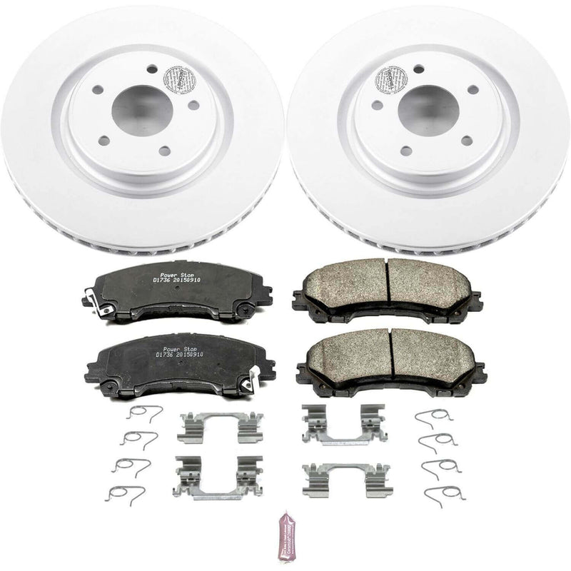 Power Stop CRK7034 Z17 Evolution Front Brake Kit for 2014-2019 Nissan Rogue product image