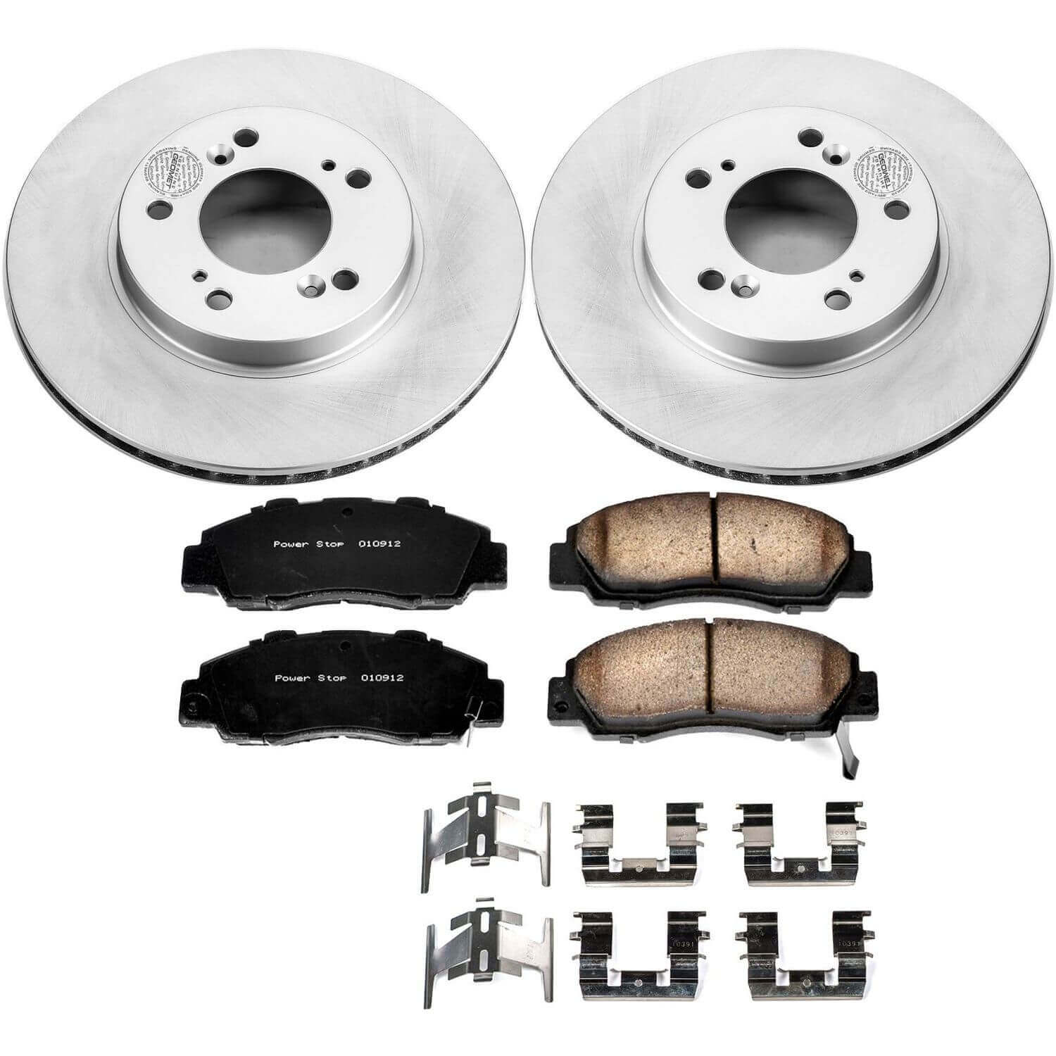 Power Stop CRK704 Z17 Evolution Front Brake Kit for 1997-2001 Acura Integra Type R product image