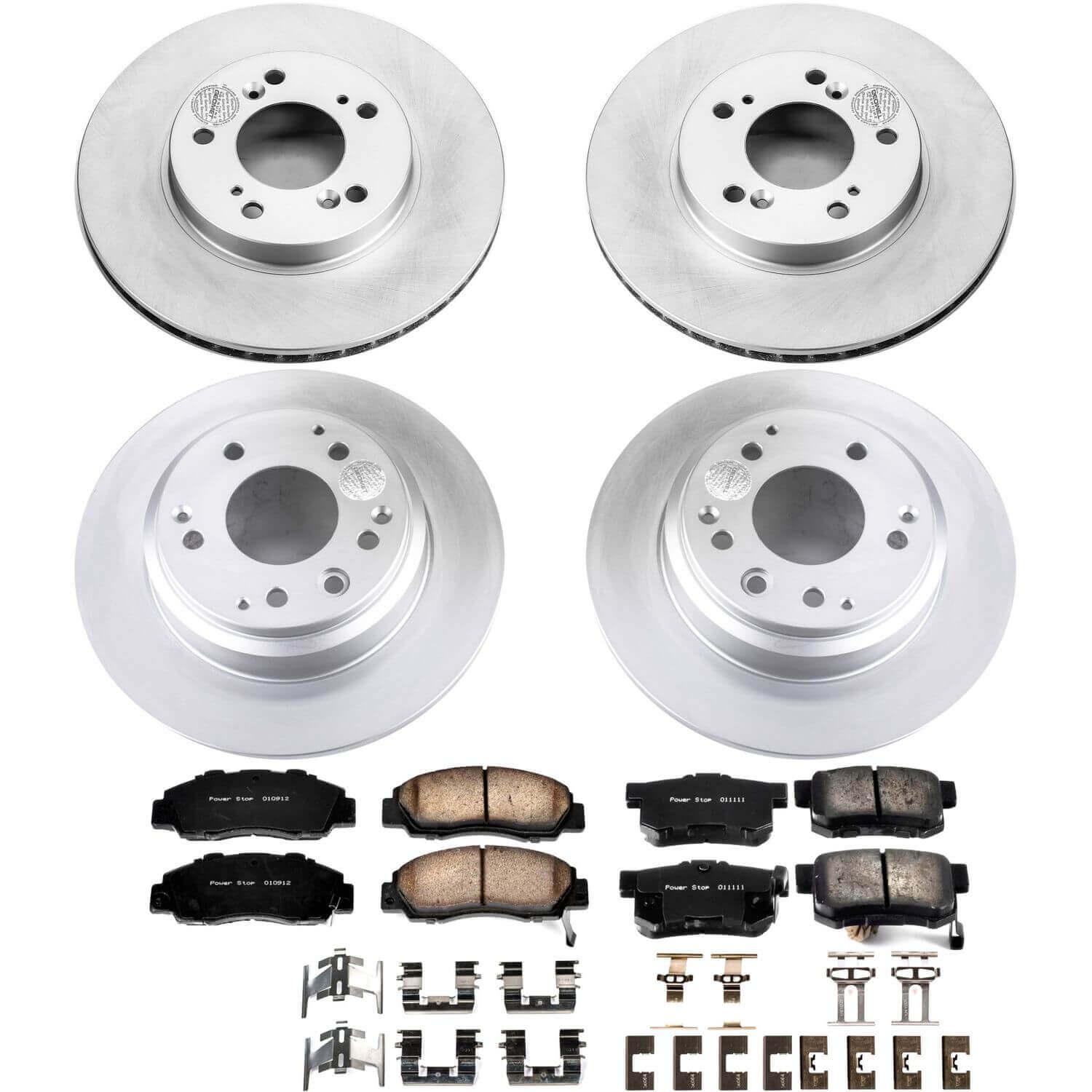 Power Stop CRK705 Z17 Evolution Front And Rear Brake Kit for 1996-1998 Acura RL product image