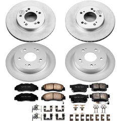 Power Stop CRK706 Z17 Evolution Front And Rear Brake Kit for 1997-2001 Honda Prelude product image