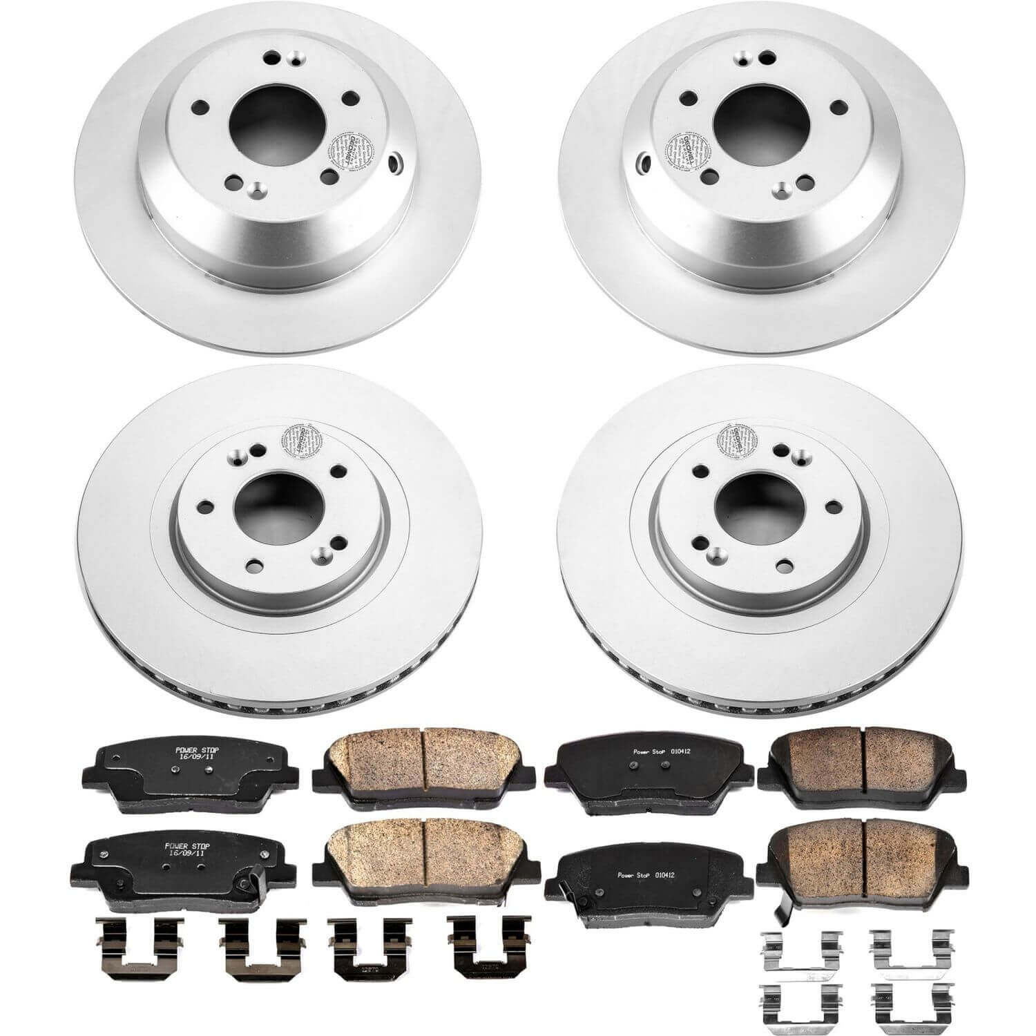 Power Stop CRK7063 Z17 Evolution Front And Rear Brake Kit for 2016-2020 Kia Sorento product image