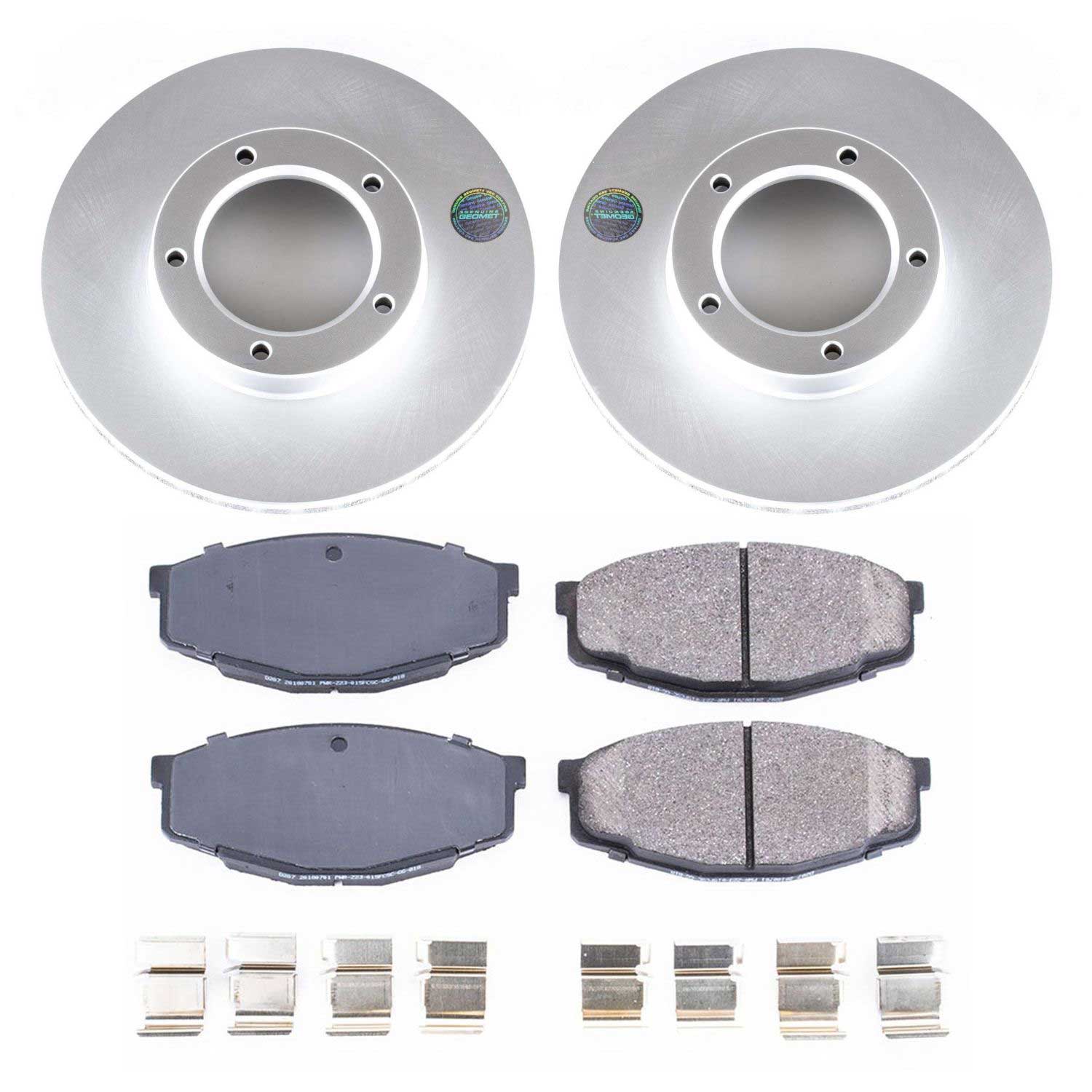 Power Stop CRK7065 Z17 Evolution Front Pad And Rotor Kit for 1989-1990 Toyota Pickup Rear Wheel Drive product image