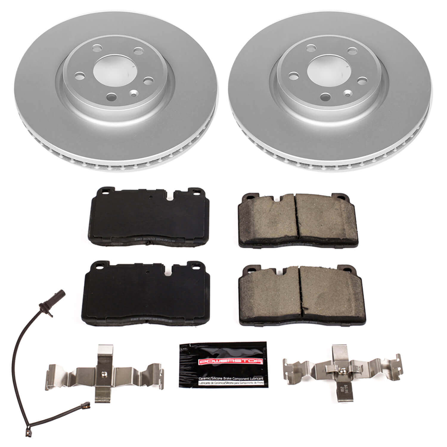 Power Stop CRK7072 Z23 Evolution Geomet Coated Front Pad And Rotor Kit for 2013 Audi Q5 product image
