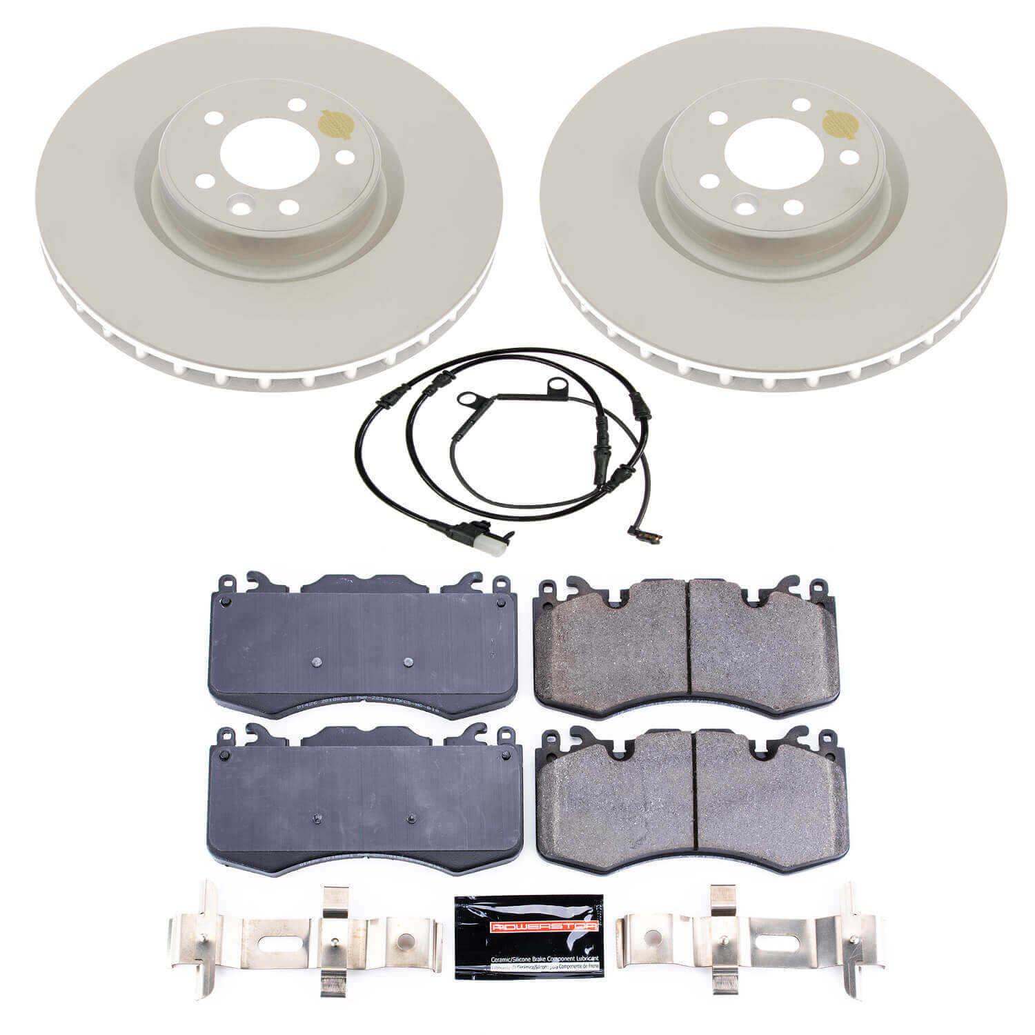 Power Stop CRK7074 Z23 Evolution Geomet Coated Front Pad And Rotor Kit for 2013-2017 Land Rover Range Rover product image