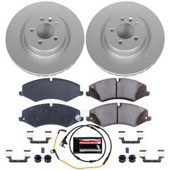 Power Stop CRK7079 Z23 Evolution Sport Front Brake Kit for 2017 Land Rover Discovery product image