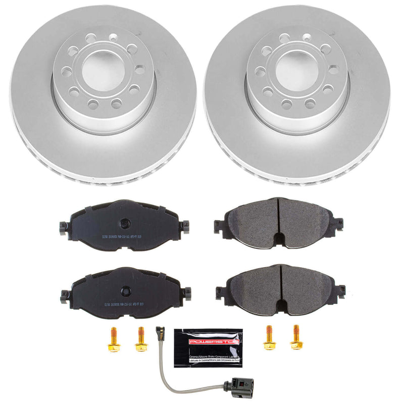 Power Stop CRK7080 Z23 Evolution Sport Front Brake Kit for 2015-2016 Audi A3 product image
