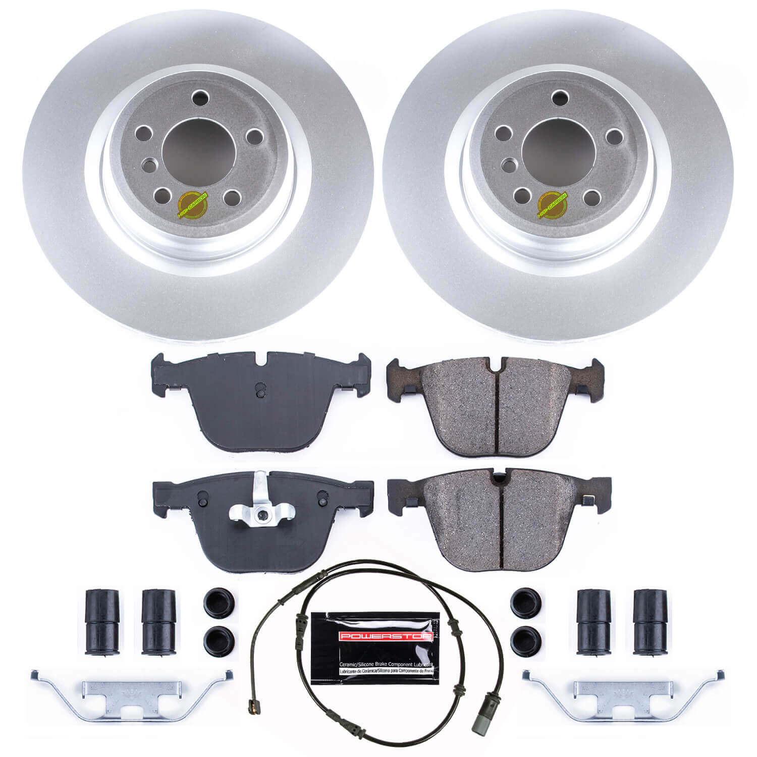 Power Stop CRK7087 Z23 Evolution Sport Rear Brake Kit for 2010-2015 BMW 750I product image