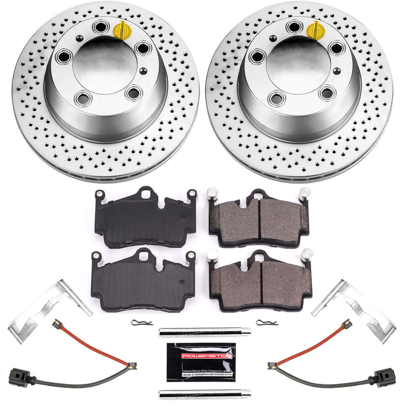 Power Stop CRK7088 Z23 Evolution Sport Rear Brake Kit for 2017-2021 Porsche 718 Boxster product image