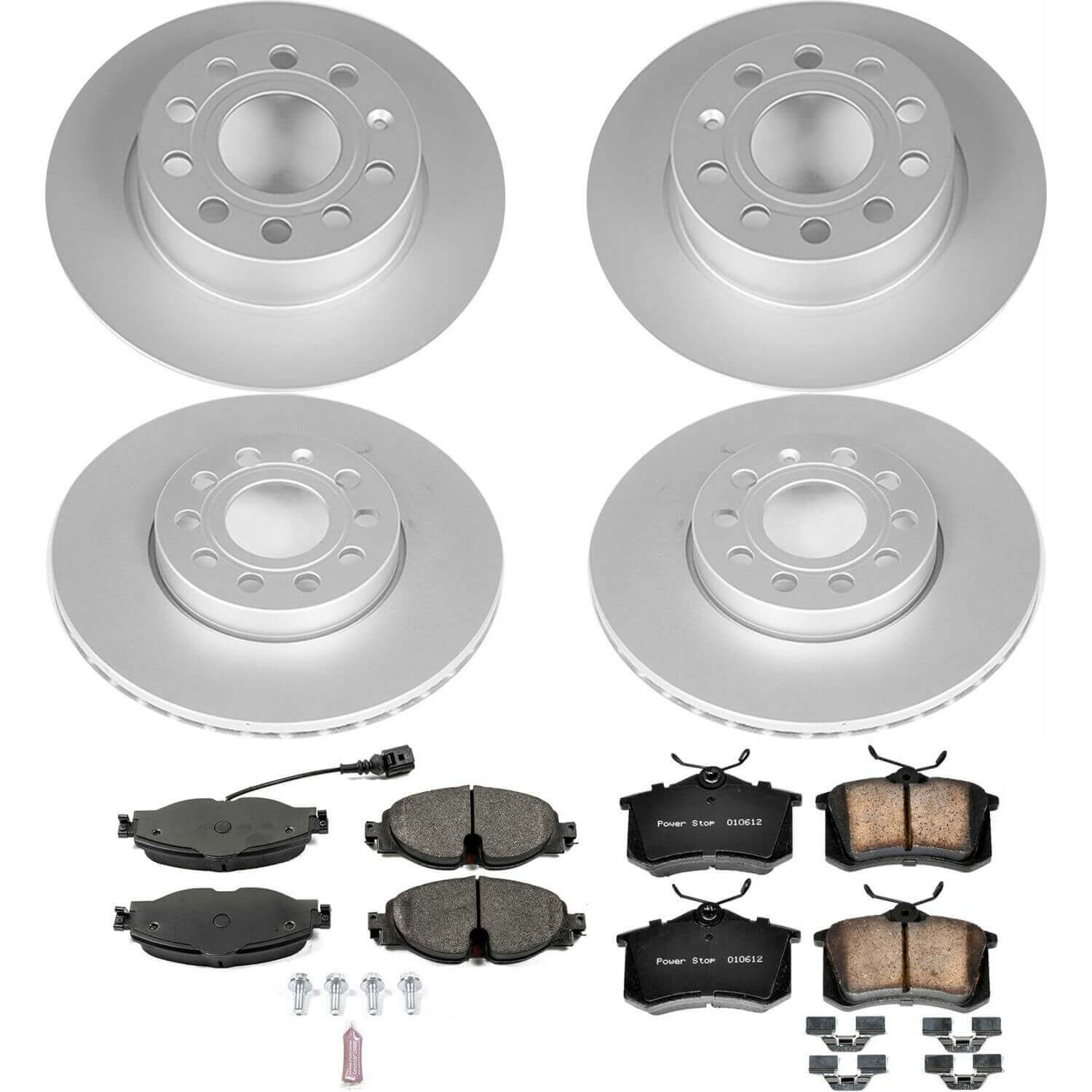 Power Stop CRK7109 Z23 Evolution Sport Front And Rear Brake Kit for 2015 Volkswagen Golf product image