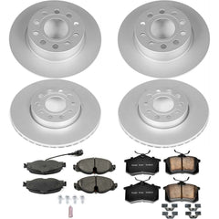 Power Stop CRK7109 Z23 Evolution Sport Front And Rear Brake Kit for 2015 Volkswagen Golf product image