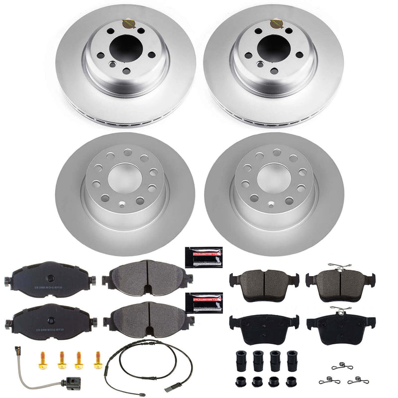 Power Stop CRK7111 Z23 Evolution Sport Front And Rear Brake Kit for 2015-2016 Audi A3 product image