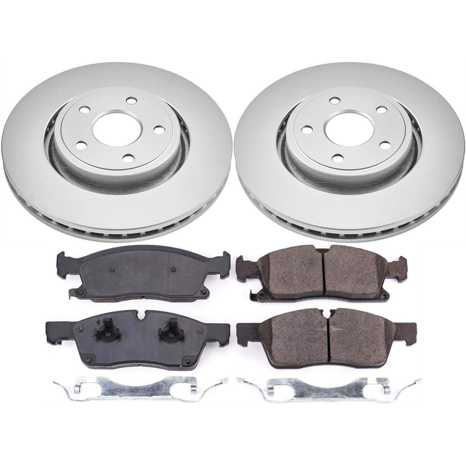 Power Stop CRK7133 Z17 Evolution Front Brake Kit for 2021 Dodge Durango Citadel, GT, GT Plus, R/t, Sxt, Sxt Plus product image